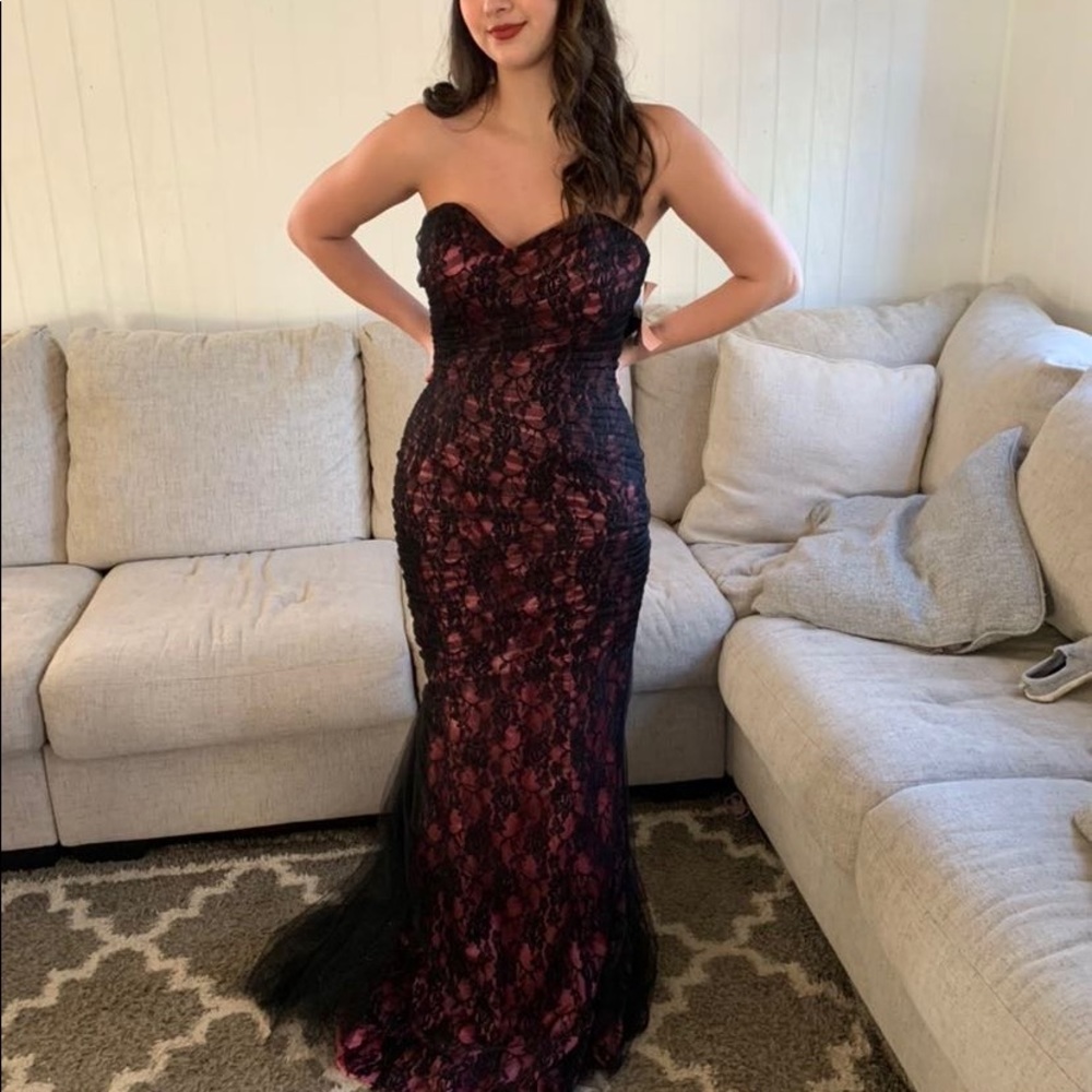 Titanic inspired Rose dress. Maggie Sottero black lace